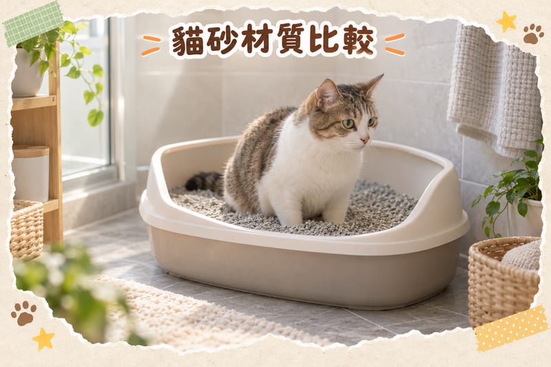 貓砂材質比較