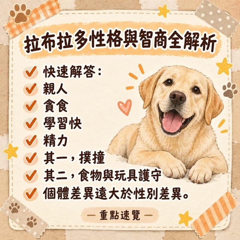 一隻拉布拉多安靜趴喺梳化旁,小朋友坐喺隔籬輕撫其背,成人喺旁監督