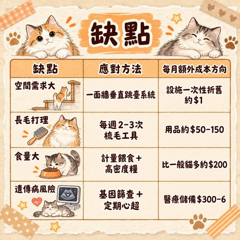 maine-coon-disadvantages 知識圖卡1