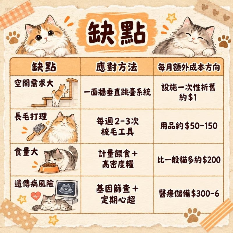maine-coon-disadvantages 知識圖卡1
