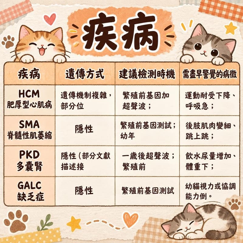 maine-coon-genetic-health-screening 知識圖卡1