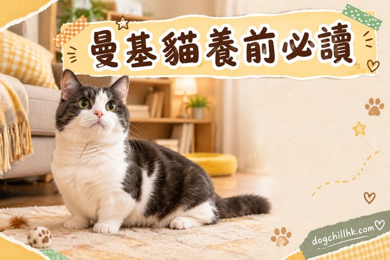 養曼基貓之前要知嘅7個缺點|香港養短腿貓實用攻略