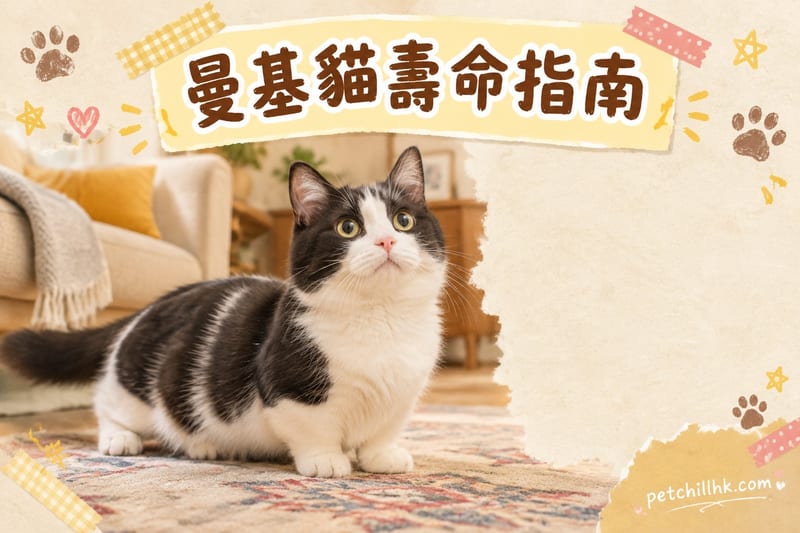 曼基貓壽命幾多歲?香港短腿基因健康風險與延壽清單
