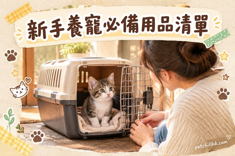 新手養寵物用品清單｜香港貓狗必備用品・預算完整指南