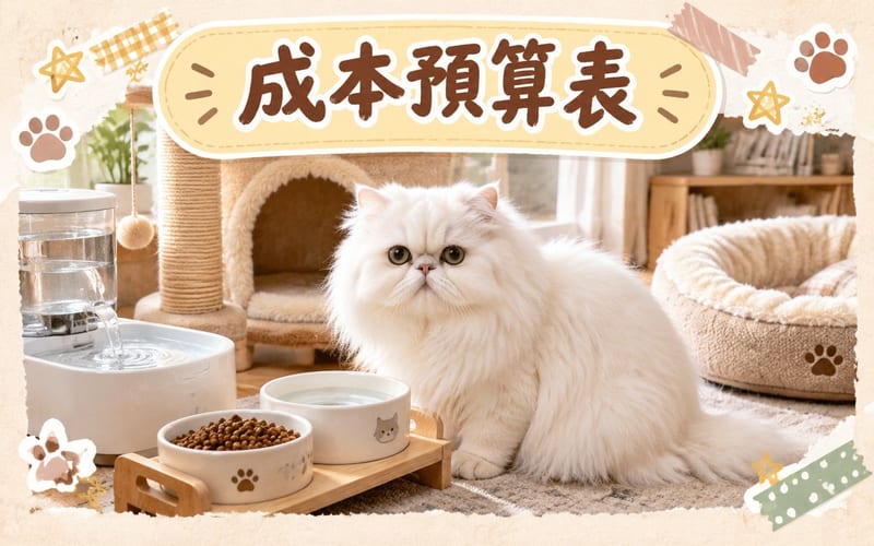 梳化上瞓住蓬鬆長毛嘅波斯貓,旁邊放住粘滾筒同掃地機,地上有少量白毛