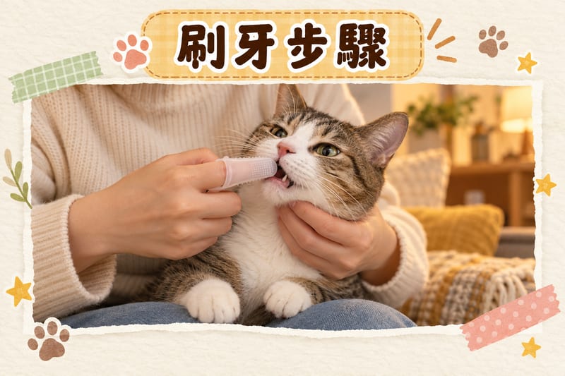 家居檢查貓狗口腔:掀唇睇牙面牙齦同牙石位置示意圖