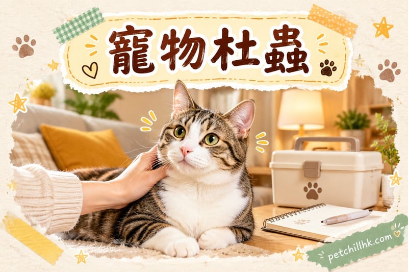 寵物杜蟲｜貓狗杜蟲藥・時間表・注意事項完整指南（香港適用）
