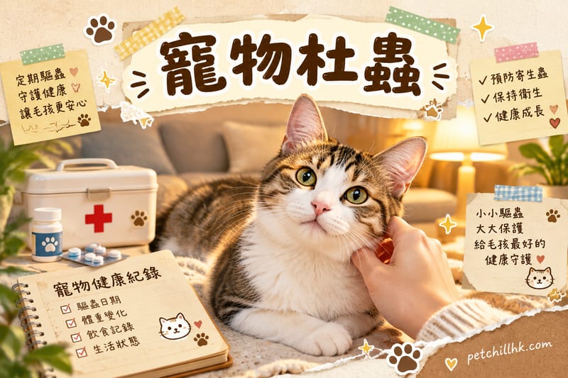 貓杜蟲藥全攻略 2.0|體內外比較+時間表+滴頸手法:唔出街都要杜蟲