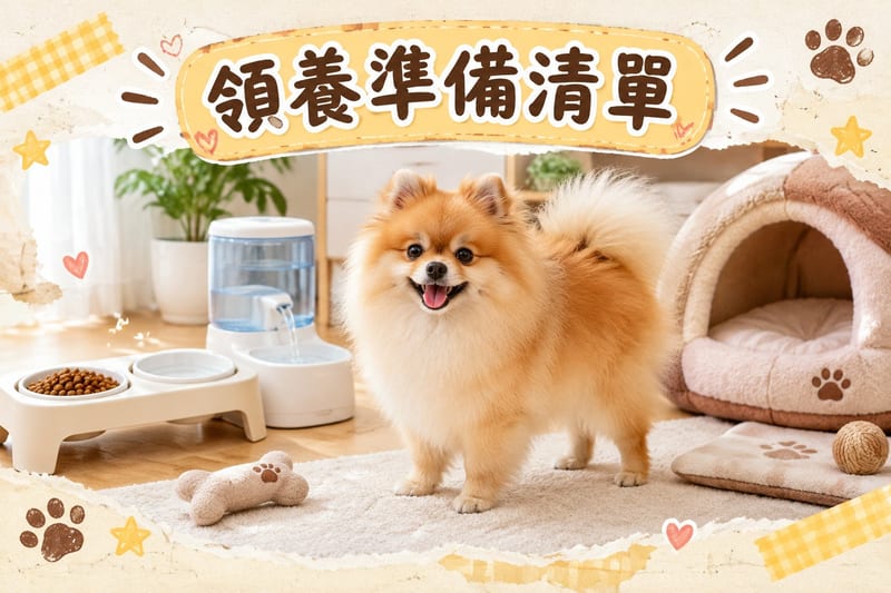 主人替松鼠狗喺梳化度梳毛,地上放住針梳同寵物濕紙巾