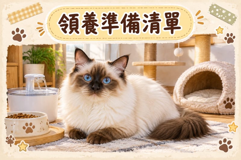 主人喺屋企用排梳幫海豹色布偶貓梳長毛