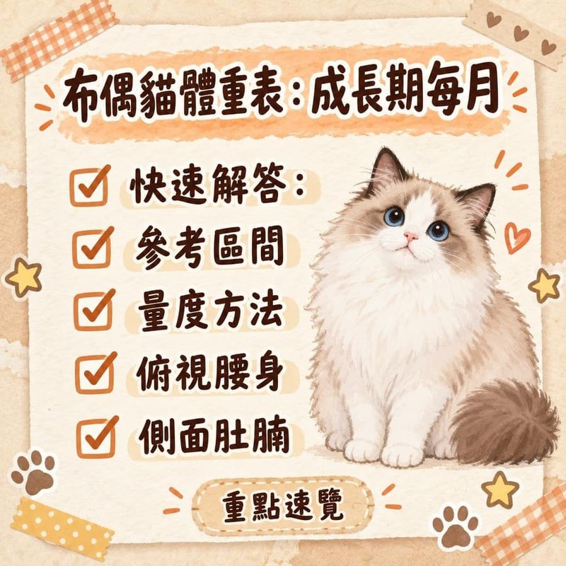 主人抱住布偶貓企上體重計,手機喺旁記錄每月數據