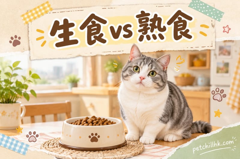 生糧 vs 熟糧比較｜香港貓狗生食安全與營養指南