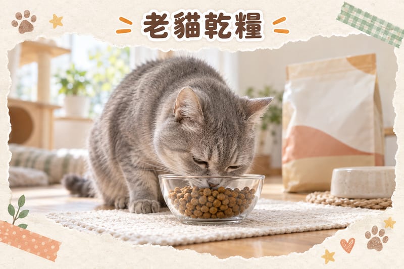 Senior cat dry food