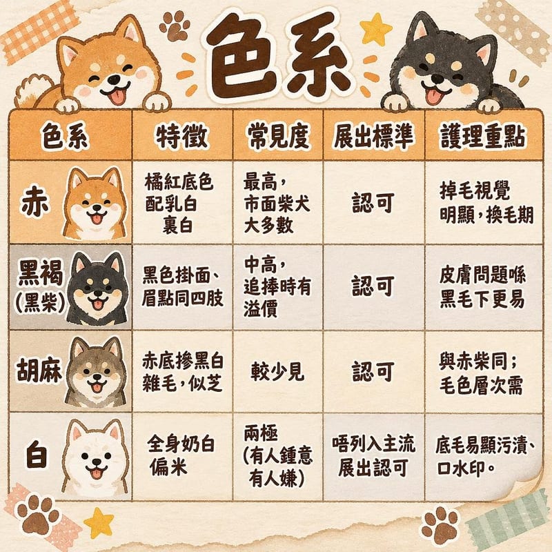 shiba-inu-colors-hk 知識圖卡1