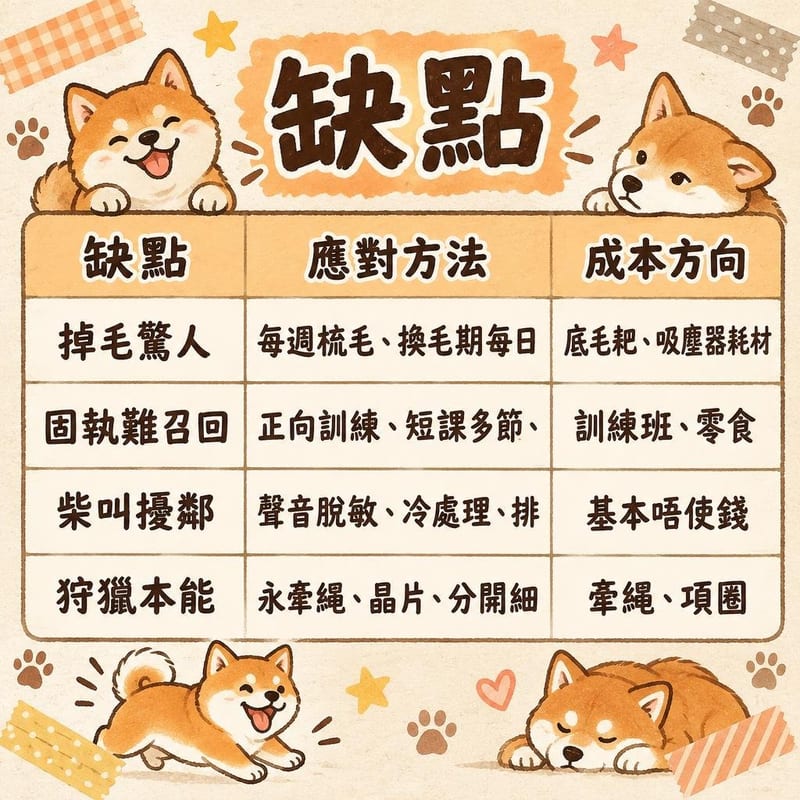 shiba-inu-disadvantages-hk 知識圖卡1
