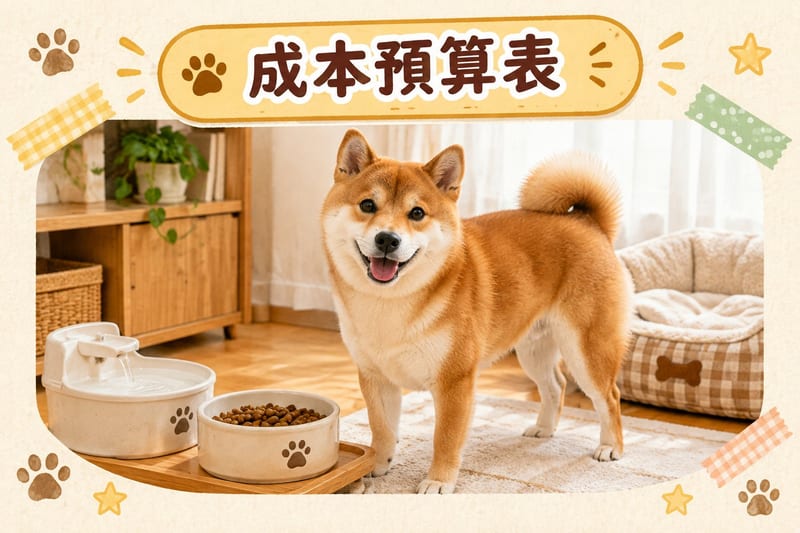 柴犬成犬安穩瞓喺防滑地墊上,旁邊擺好漏食玩具