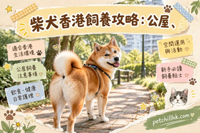 柴犬香港飼養攻略:公屋、夏天防暑同法例一次搞清