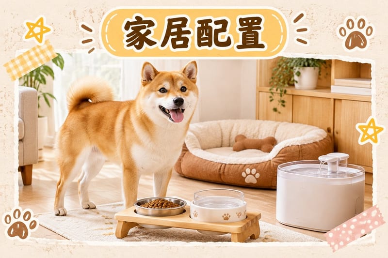 主人喺香港家居開抽濕機處理回南天,柴犬瞓喺乾爽狗床