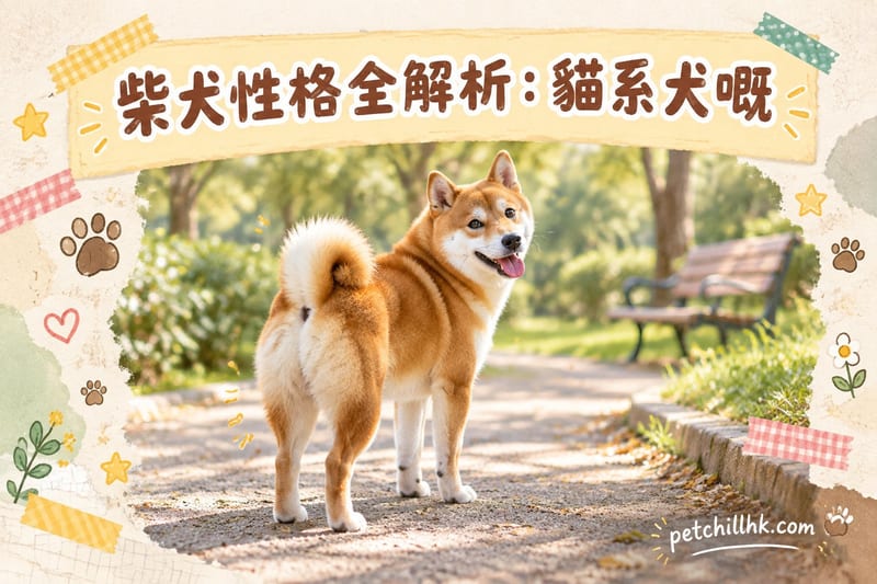 柴犬性格全解析|香港養柴必讀:貓系犬獨立固執高智商