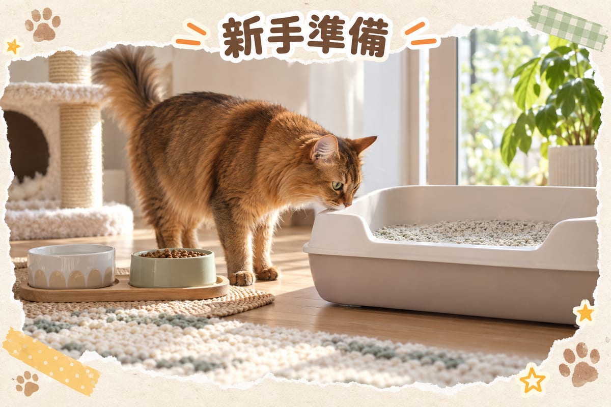 Somali cat lying on a moisture-proof sleeping mat by the window, with a dehumidifier in the background