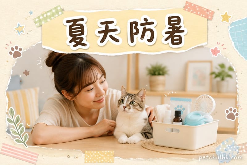 寵物中暑急救指南|香港貓狗中暑症狀・危險溫度數字