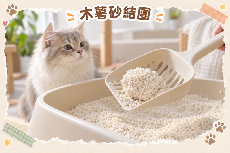 Tapioca litter clumping