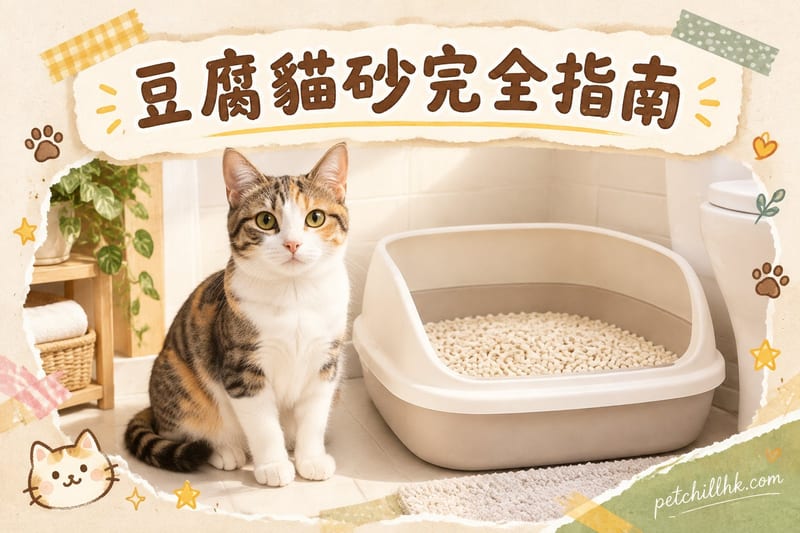 豆腐貓砂完全指南｜香港貓奴必備成分・沖廁・防發黴攻略