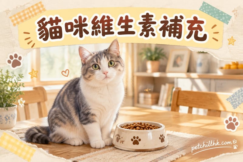 貓咪維生素補充｜香港貓要食補充品嗎？需要・種類・點揀