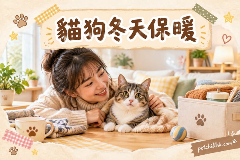 貓狗冬天保暖指南｜香港熱墊安全・老貓幼犬必讀