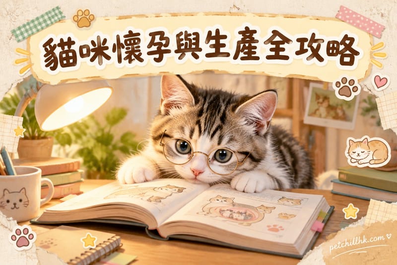 貓咪懷孕與生產全攻略｜香港貓奴必備妊娠、分娩、產後護理指南