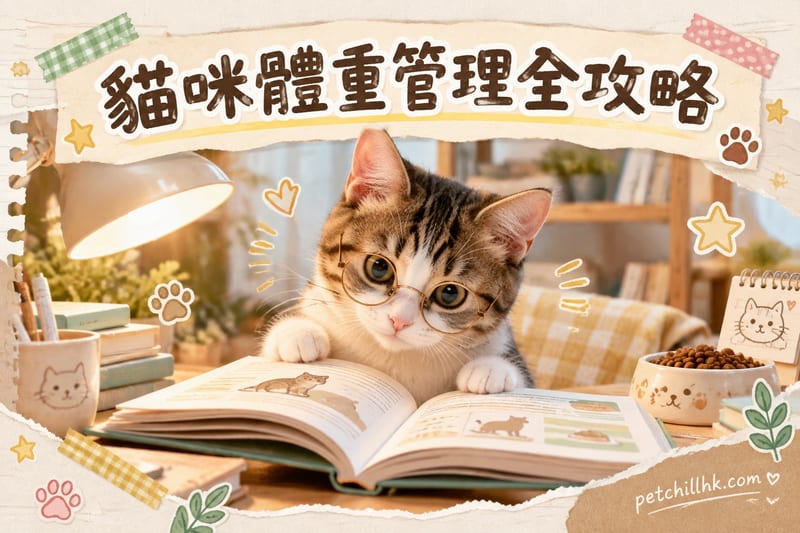 貓咪體重管理全攻略|香港貓奴必學理想體重計算與科學餵食