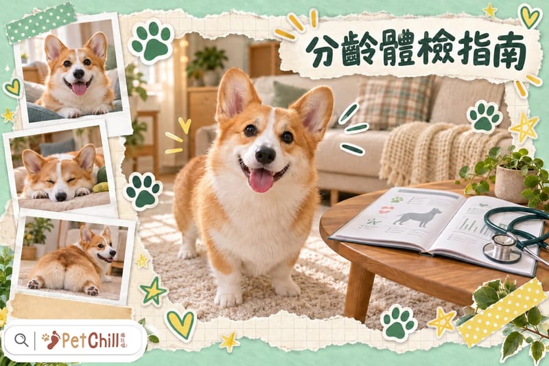 狗狗體檢幾時做?5個年齡段檢查+頻率表