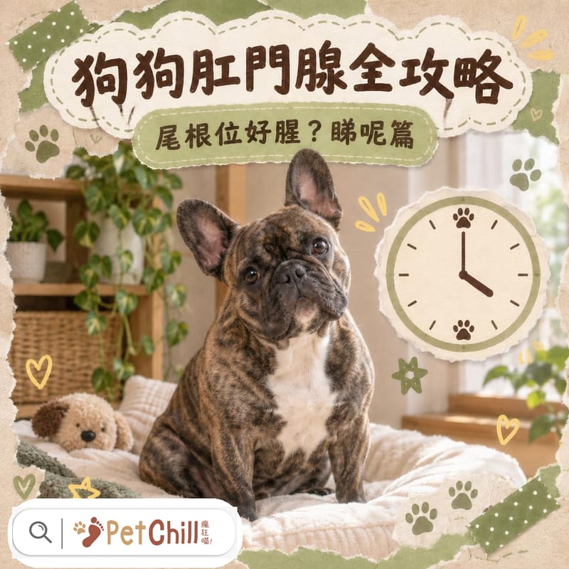 狗狗肛門腺要擠嗎?4大警號+4點8點護理法