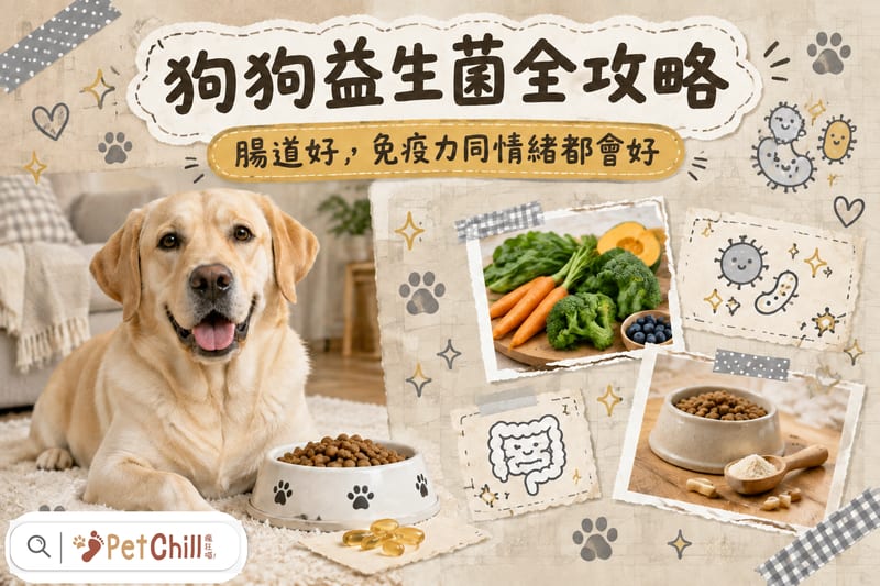 狗狗益生菌5大警號+4招養好腸道菌群