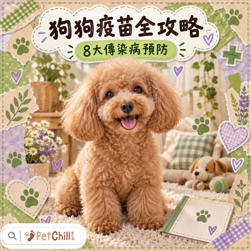 狗狗疫苗點打?8大犬傳染病+幼犬接種時間表