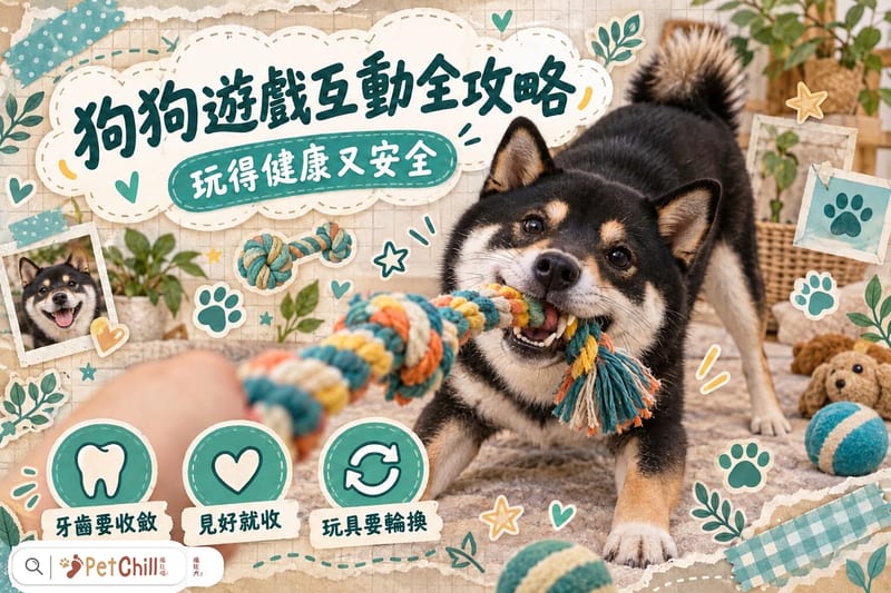 狗狗遊戲點玩?4大規則+玩具輪換技巧