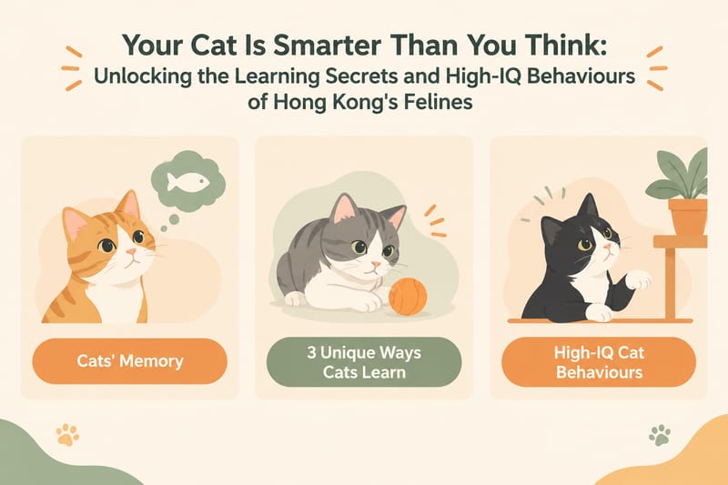 Your Cat Is Smarter Than You Think: Unlocking the Learning Secrets and High-IQ Behaviours of Felines - Knowledge Card 1