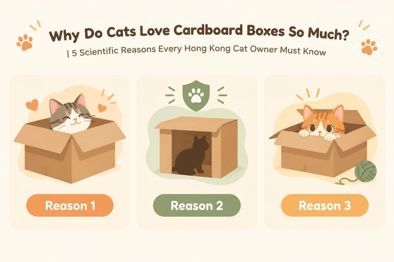 Why do cats love cardboard boxes so much? 5 scientific reasons behind cats' obsession with boxes - infographic 2