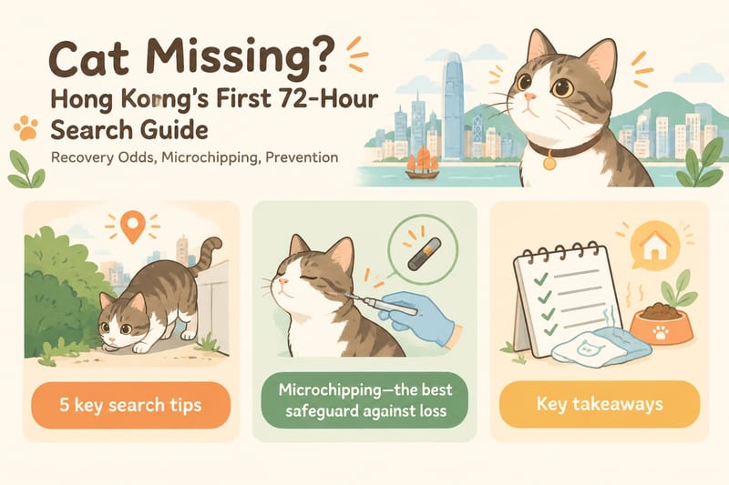 Cat missing first 72 hours search knowledge card 2