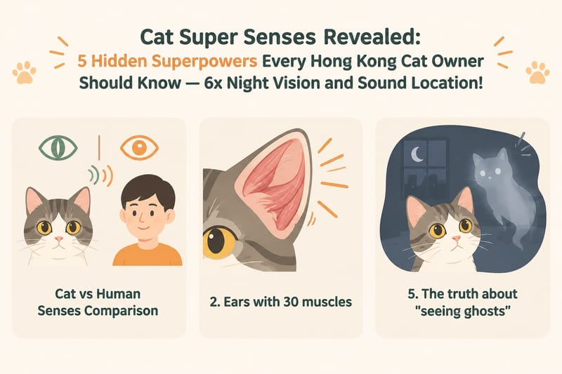 Cat Super Senses Revealed 5 Superpowers You Never Knew Seeing What Humans Can't infographic 2