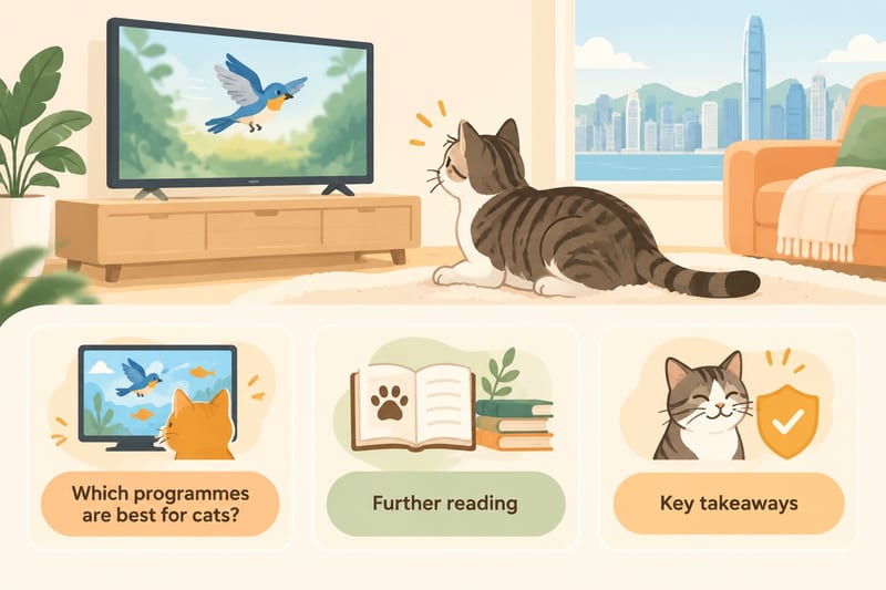 Why cats stare at the TV when watching TV — knowledge card 1