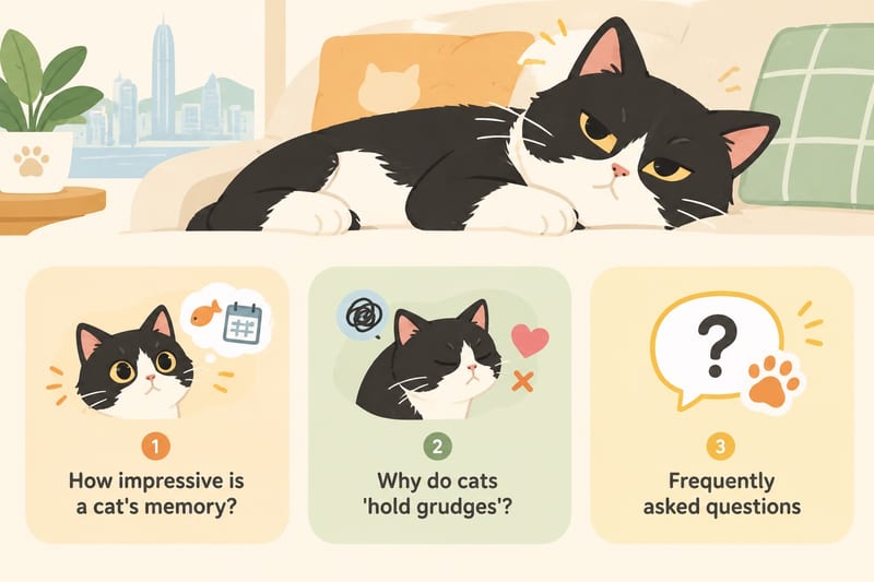 Knowledge card 2: Do cats really hold grudges? Revealing the amazing memory of cats