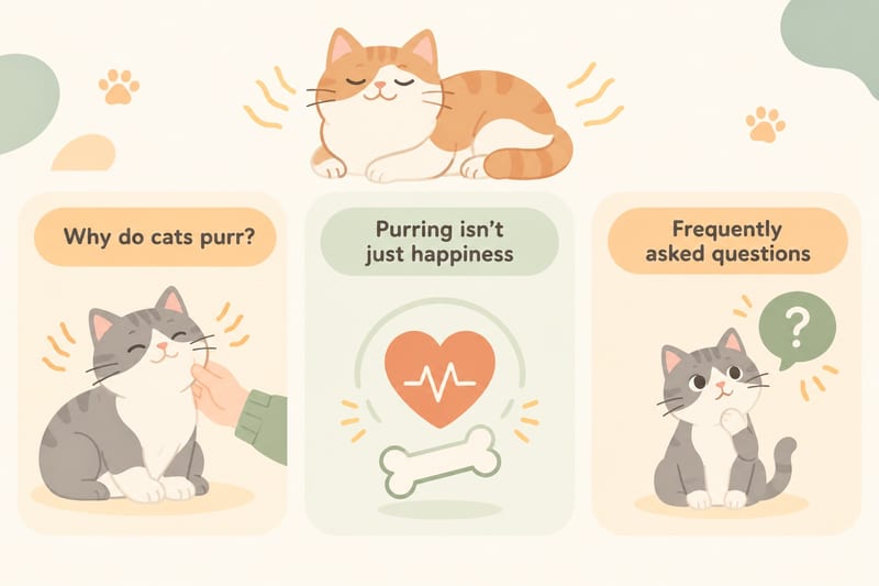 The secret behind cat purring is more than happiness - knowledge card 1