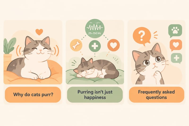 The secret behind cat purring is more than happiness - knowledge card 2