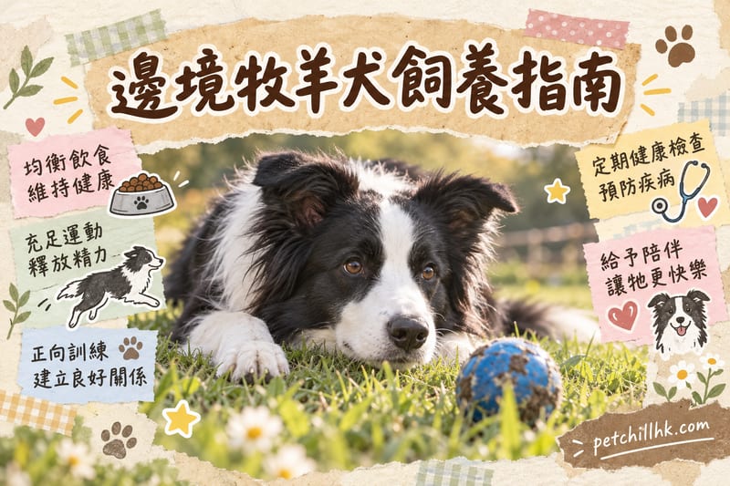 邊境牧羊犬飼養指南｜香港運動量、心智刺激同照顧重點