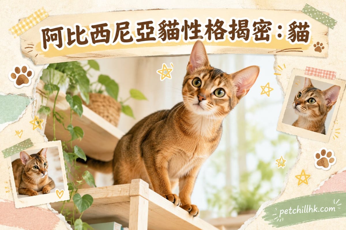 阿比西尼亞貓性格揭密:貓界小狗聰明有幾誇張|PetChill 寵物百科