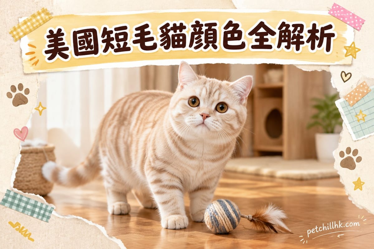 美國短毛貓顏色全解析|PetChill 寵物百科