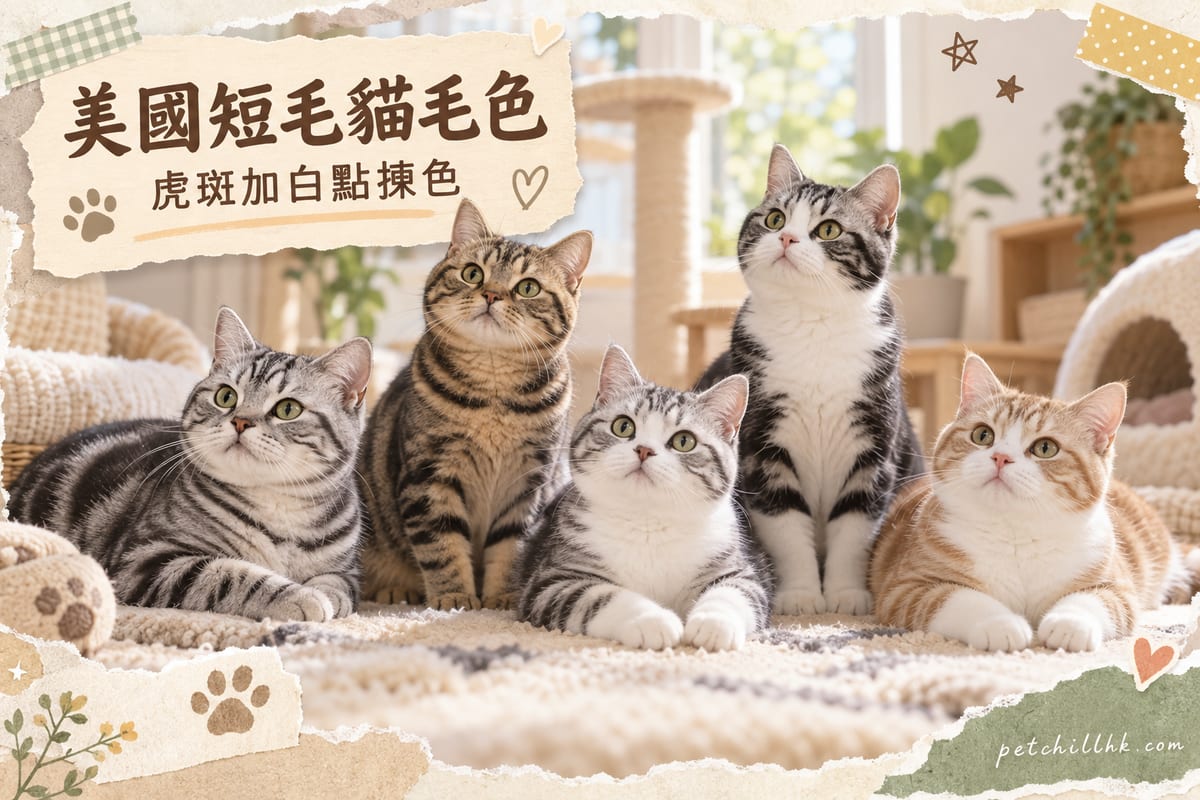 美國短毛貓顏色全解析|PetChill 寵物百科