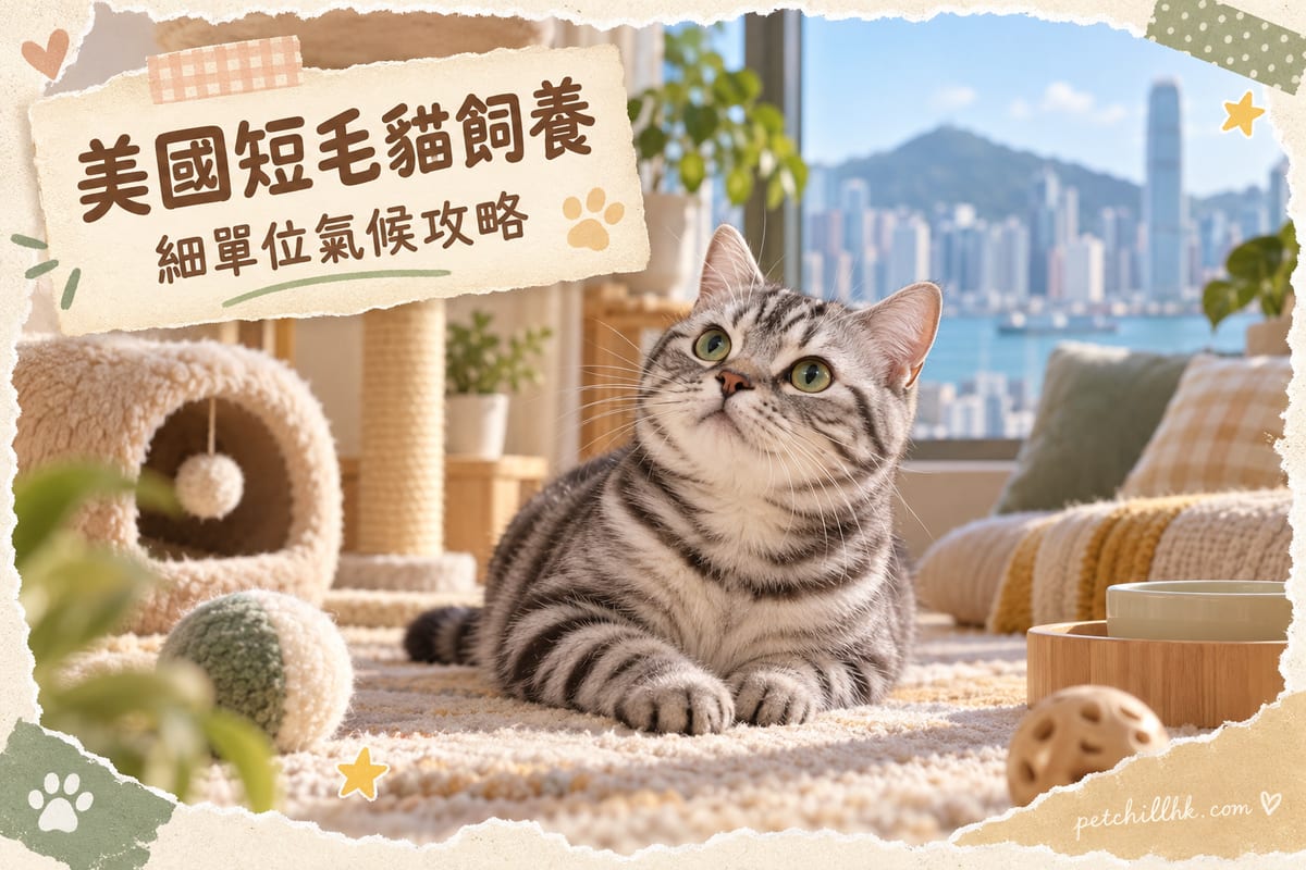 美國短毛貓香港飼養全攻略|PetChill 寵物百科