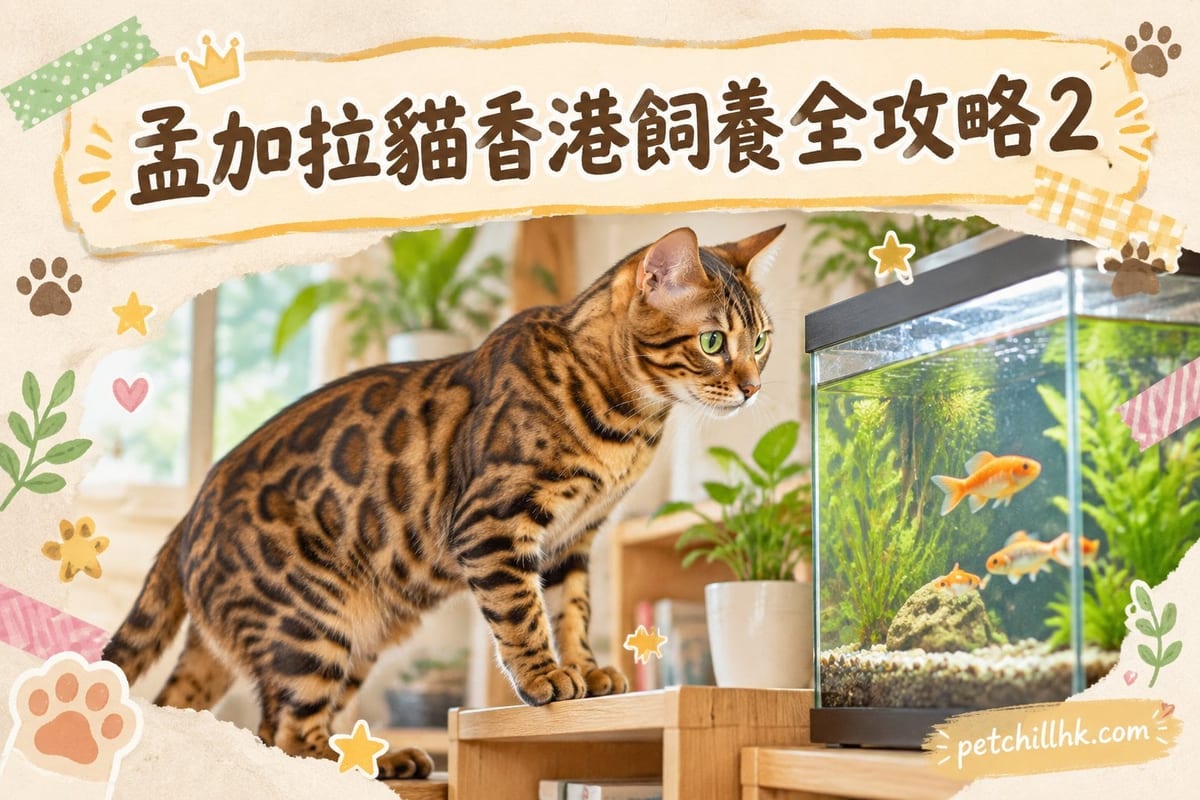 孟加拉貓香港飼養全攻略2026：小單位、法例同防潮防暑｜PetChill 寵物百科